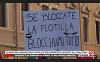 quindicimila manifestanti in piazza per esprimere solidariet alla palestina