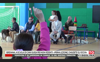 serdiana a scuola di cani guida per non vedenti prima lezione chiudete gli occhi