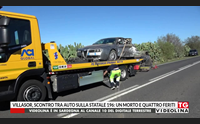villasor scontro tra auto sulla statale 196 un morto e quattro feriti