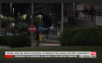 sassari rissa nel rione di rizzeddu in ospedale tre giovani due feriti gravemente