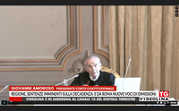 regione sentenze imminenti sulla decadenza e da roma nuove voci di dimissioni