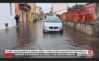 olbia allagamenti e disagi nizzi livello dei fiumi sotto controllo