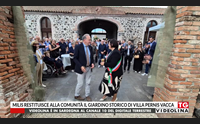 milis restituisce alla comunit il giardino storico di villa pernis vacca