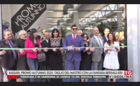 sassari promo autunno 2025 taglio del nastro con la fanfara bersaglieri