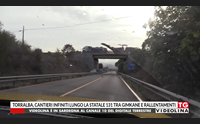 torralba cantieri infiniti lungo la statale 131 tra gimkane e rallentamenti