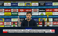 cagliari sassuolo pisacane dispiace abbiamo risentito delle assenze