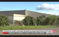 incidente sul lavoro a villacidro gravissimo un operaio precipitato da sette metri