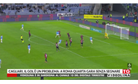 cagliari il gol un problema a roma quarta gara senza segnare