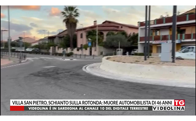 villa san pietro schianto sulla rotonda muore automobilista di 46 anni