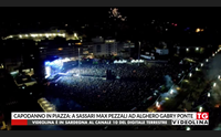 capodanno in piazza a sassari max pezzali ad alghero gabry ponte