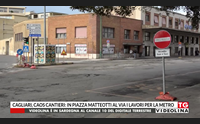 cagliari caos cantieri in piazza matteotti al via i lavori per la metro