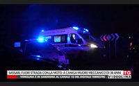 sassari fuori strada con la moto a caniga muore meccanico di 38 anni
