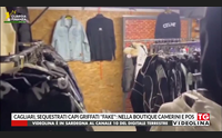 cagliari sequestrati capi griffati fake nella boutique camerini e pos