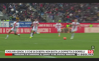 cagliari genoa 3 3 che sa di beffa non basta la doppietta di borrelli