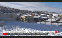 fonni il centro dell isola sotto la neve tra gioia disagi e scuole chiuse
