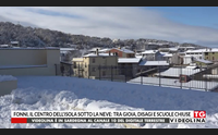 fonni il centro dell isola sotto la neve tra gioia disagi e scuole chiuse