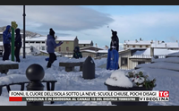 fonni il cuore dell isola sotto la neve scuole chiuse pochi disagi