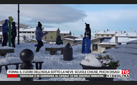 fonni il cuore dell isola sotto la neve scuole chiuse pochi disagi