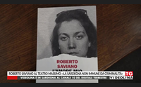 roberto saviano al teatro massimo la sardegna non immune da criminalit