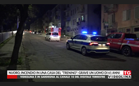 nuoro incendio in una casa del trenino grave un uomo di 61 anni