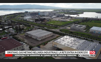 oristano gas metano nell area industriale la rete entra in esercizio