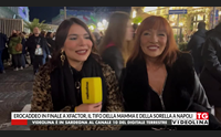 erocaddeo in finale a xfactor il tifo della mamma e della sorella a napoli