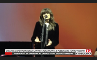 cagliari lo spettacolo della cantante alice incanta il pubblico del teatro massimo