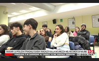 sassari la polizia stradale guida i ragazzi sulla sicurezza nel ricordo di najibe