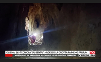 oliena 165 tecnici a su bentu adesso la grotta fa meno paura