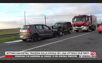 settimo san pietro tragedia sulla statale 387 una vittima e due feriti