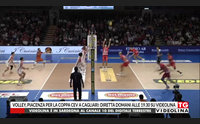 volley piacenza per la coppa cev a cagliari diretta domani alle 19 30 su videolina