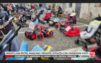 baratili san pietro mancano i pediatri in piazza con i passeggini vuoti