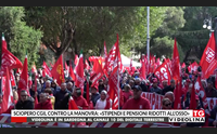 sciopero cgil contro la manovra stipendi e pensioni ridotti all osso