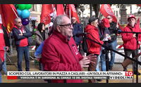 sciopero cgil lavoratori in piazza a cagliari un isola in affanno
