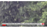 notte di temporali nell isola l arpas pioggia fino a domani mattina