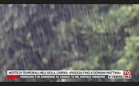 notte di temporali nell isola l arpas pioggia fino a domani mattina