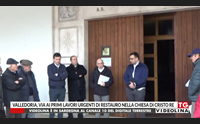 valledoria via ai primi lavori urgenti di restauro nella chiesa di cristo re