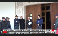 valledoria via ai primi lavori urgenti di restauro nella chiesa di cristo re