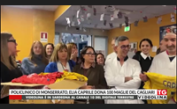 policlinico di monserrato elia caprile dona 100 maglie del cagliari