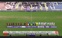 lega pro torres vittoria sfiorata ma contro l arezzo finisce 1 1