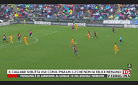 il cagliari si butta via con il pisa un 2 2 che non fa felice nessuno