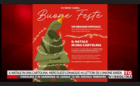 il natale in una cartolina mercoled l omaggio ai lettori de l unione sarda