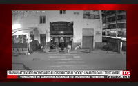 sassari attentato incendiario allo storico pub hook un aiuto dalle telecamere