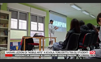 sassari lezioni di nobile arte a scuola tore erittu tra gli studenti