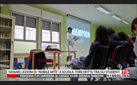 sassari lezioni di nobile arte a scuola tore erittu tra gli studenti