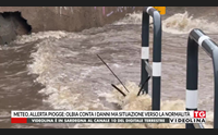 meteo allerta piogge olbia conta i danni ma situazione verso la normalit