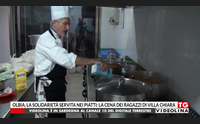 olbia la solidariet servita nei piatti la cena dei ragazzi di villa chiara