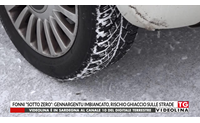 fonni sotto zero gennargentu imbiancato rischio ghiaccio sulle strade