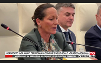 aeroporto aga khan cerimonia in comune e nello scalo grazie sardegna