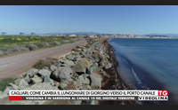 cagliari come cambia il lungomare di giorgino verso il porto canale
